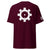 BCG Gear Shirt | White Ink Spartan Mounts Maroon S 5