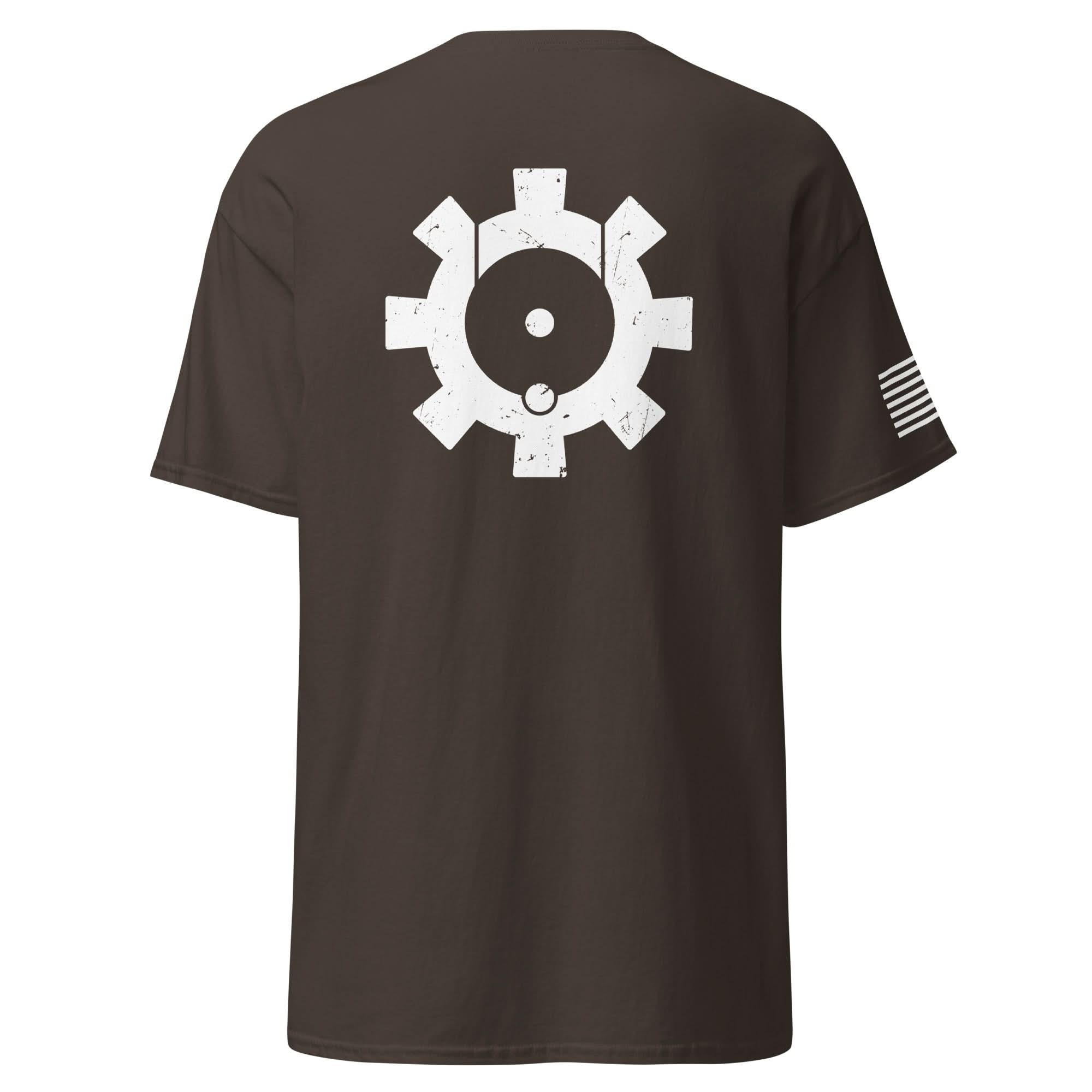 BCG Gear Shirt | White Ink Spartan Mounts Dark Chocolate S 11