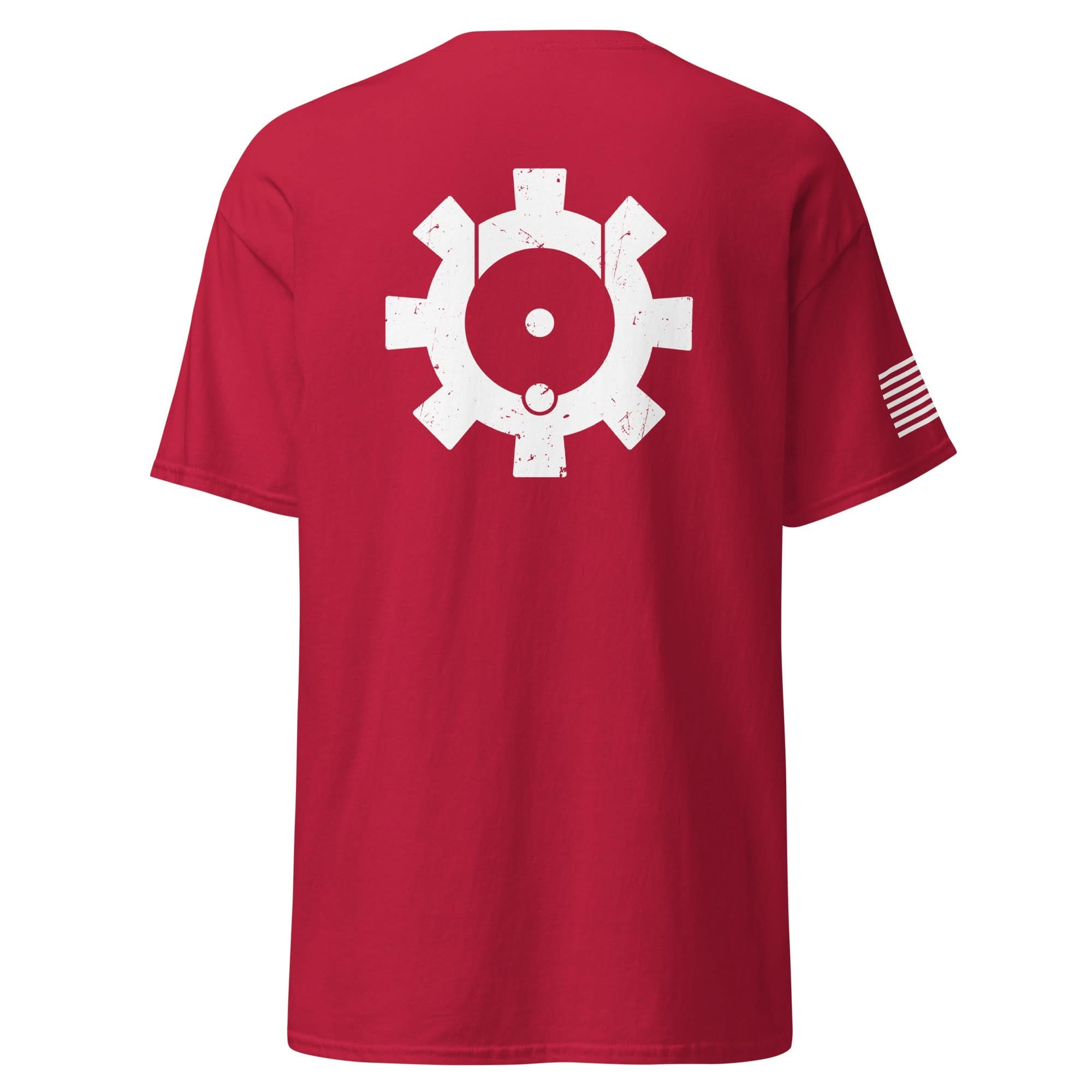 BCG Gear Shirt | White Ink Spartan Mounts Cardinal S 14