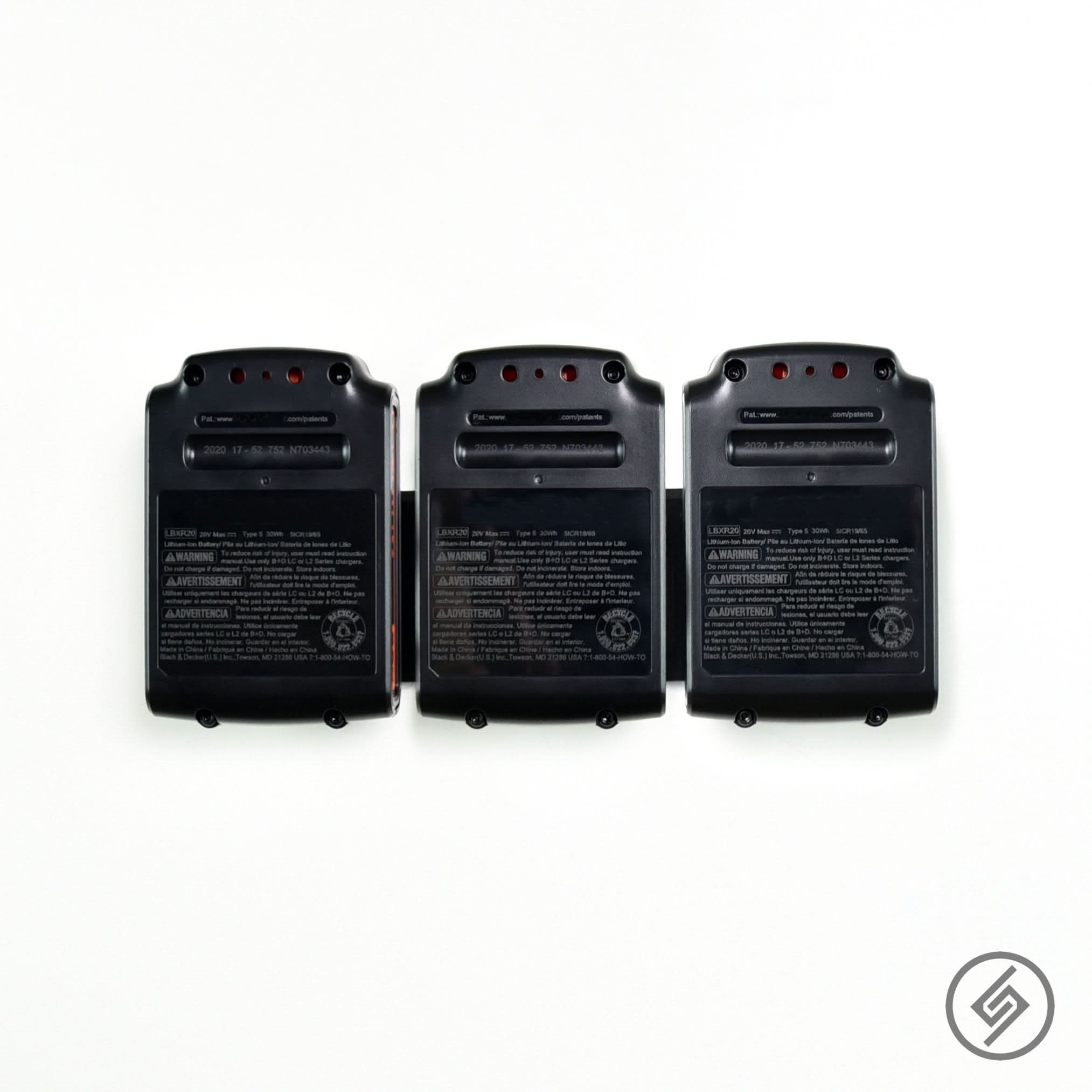 Black & Decker 20V Battery Mount by Spartan Mounts img - 3 - Mounting and Storage Solution