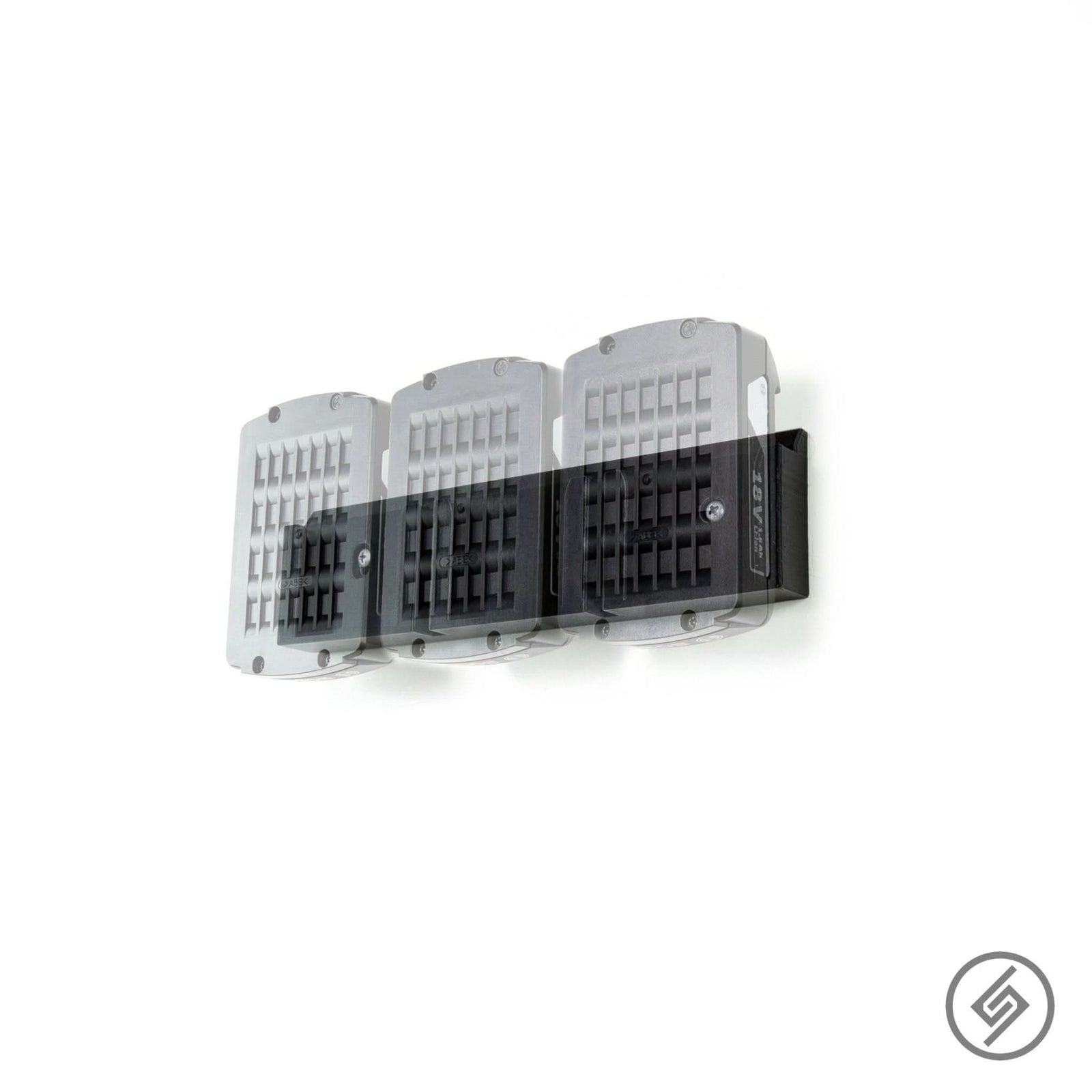 Bosch 18V Battery Mount by Spartan Mounts img - 1 - Mounting and Storage Solution