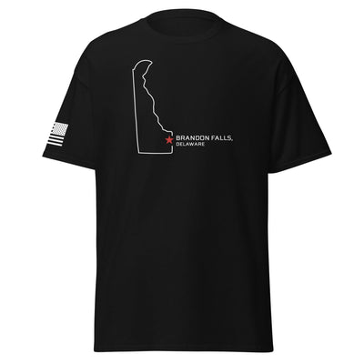 Brandon Falls Shirt | White Ink by Spartan Mounts img - 7 - Mounting and Storage Solution