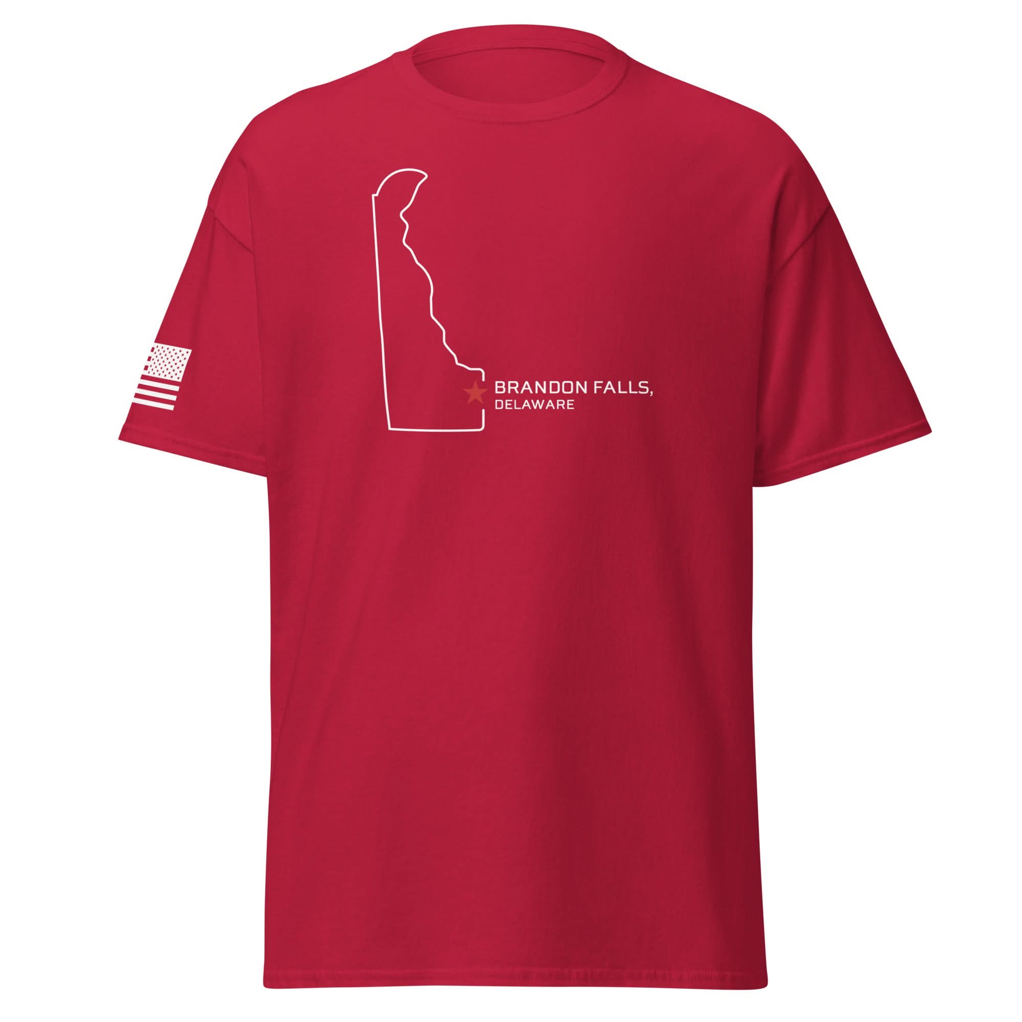 Brandon Falls Shirt | White Ink by Spartan Mounts img - 16 - Mounting and Storage Solution