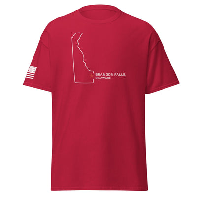 Brandon Falls Shirt | White Ink by Spartan Mounts img - 16 - Mounting and Storage Solution