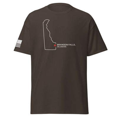 Brandon Falls Shirt | White Ink by Spartan Mounts img - 13 - Mounting and Storage Solution