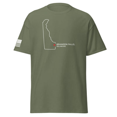 Brandon Falls Shirt | White Ink by Spartan Mounts img - 22 - Mounting and Storage Solution