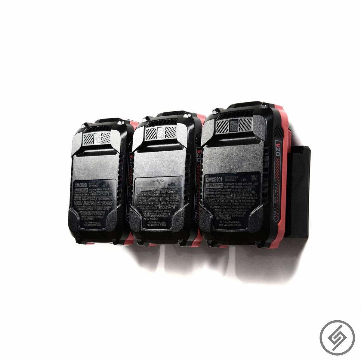 Craftsman 20V Battery Mount by Spartan Mounts img - 2 - Mounting and Storage Solution