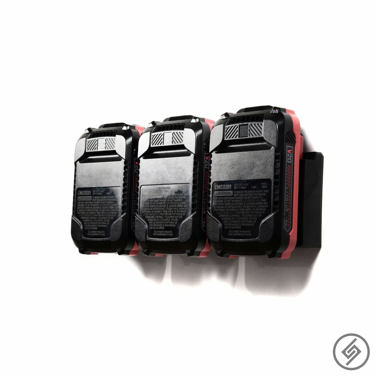 Craftsman 20V Battery Mount by Spartan Mounts img - 2 - Mounting and Storage Solution