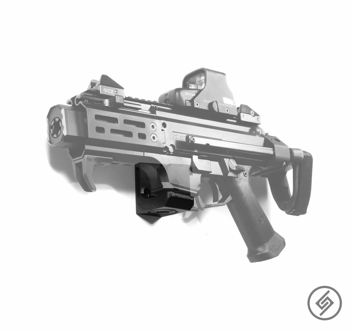 CZ Scorpion EVO 3 Mount by Spartan Mounts img - 2 - Mounting and Storage Solution
