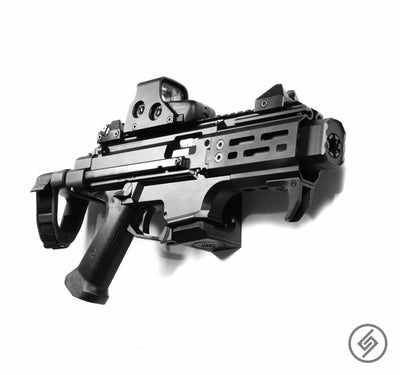 CZ Scorpion EVO 3 Mount by Spartan Mounts img - 3 - Mounting and Storage Solution