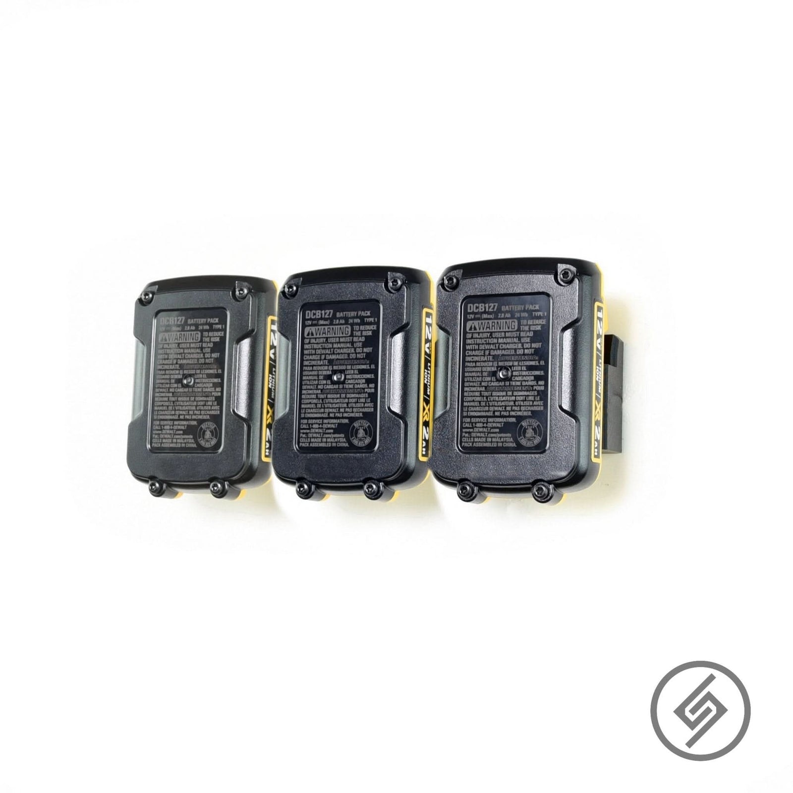 DeWalt 12V Battery Mount by Spartan Mounts img - 2 - Mounting and Storage Solution