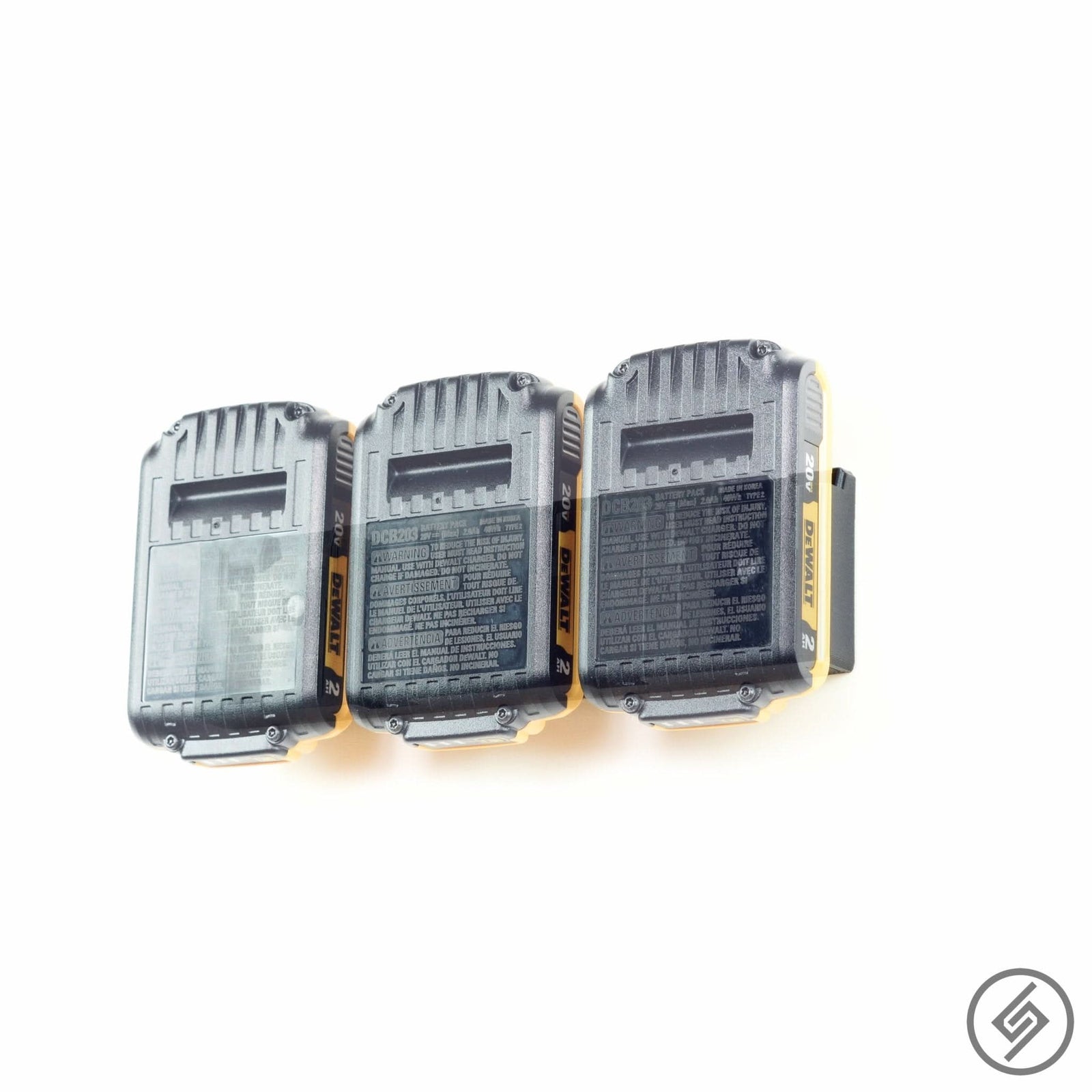 DeWalt 60V Battery Mount by Spartan Mounts img - 1 - Mounting and Storage Solution