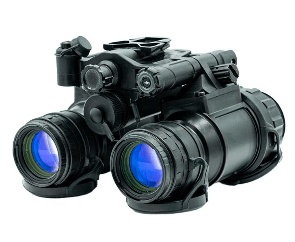 Elbit Systems Armasight PVS-31D 1x27mm Pinnacle Elite 2376+ FOM | Gen 3 IIT, Dual-Channel Night Vision Binoculars Spartan Mounts 1