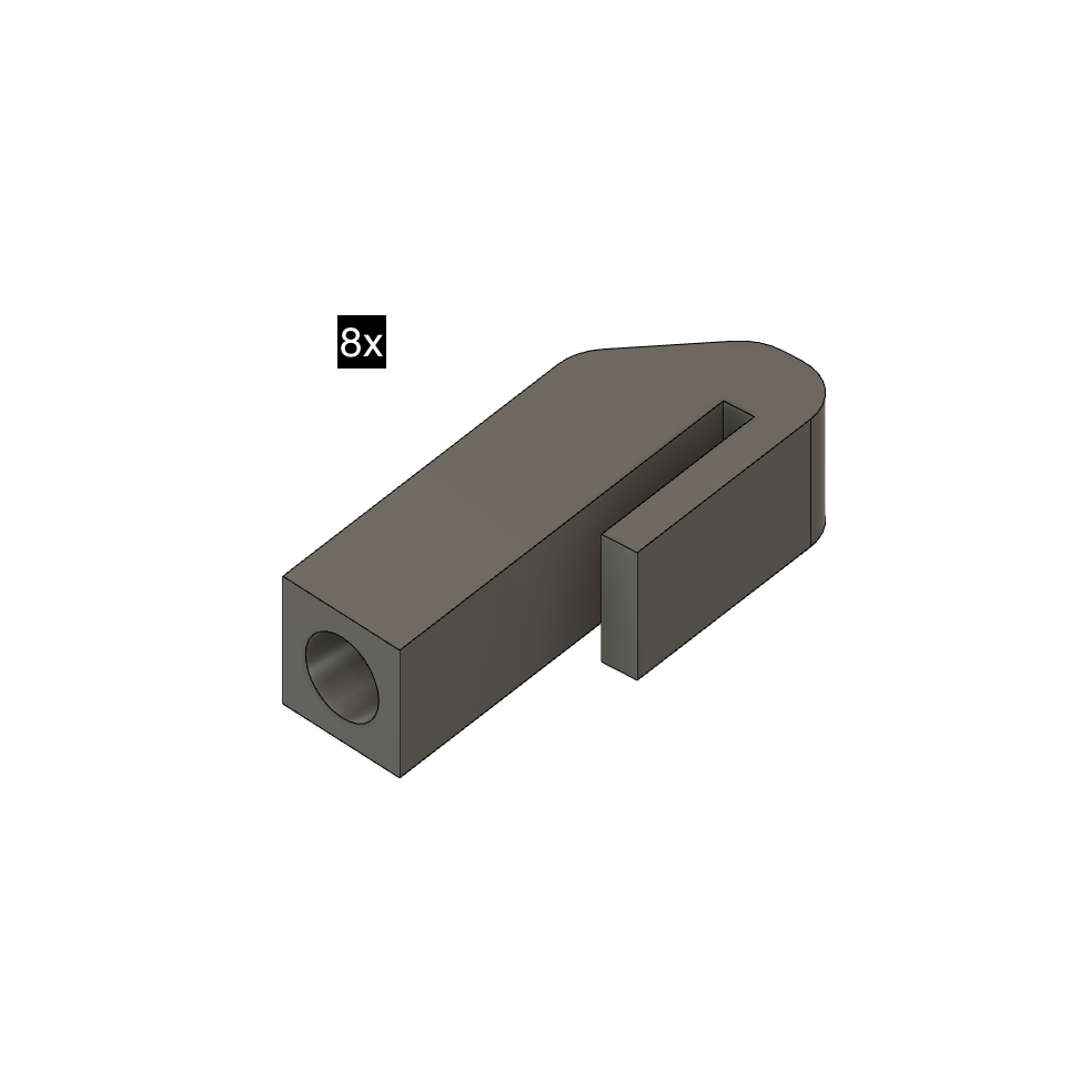 Element Bottom Bumper Clips [set of 8] by Spartan Mounts -