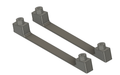 Element Grill Holes (1 pair) - SILVER by Spartan Mounts -
