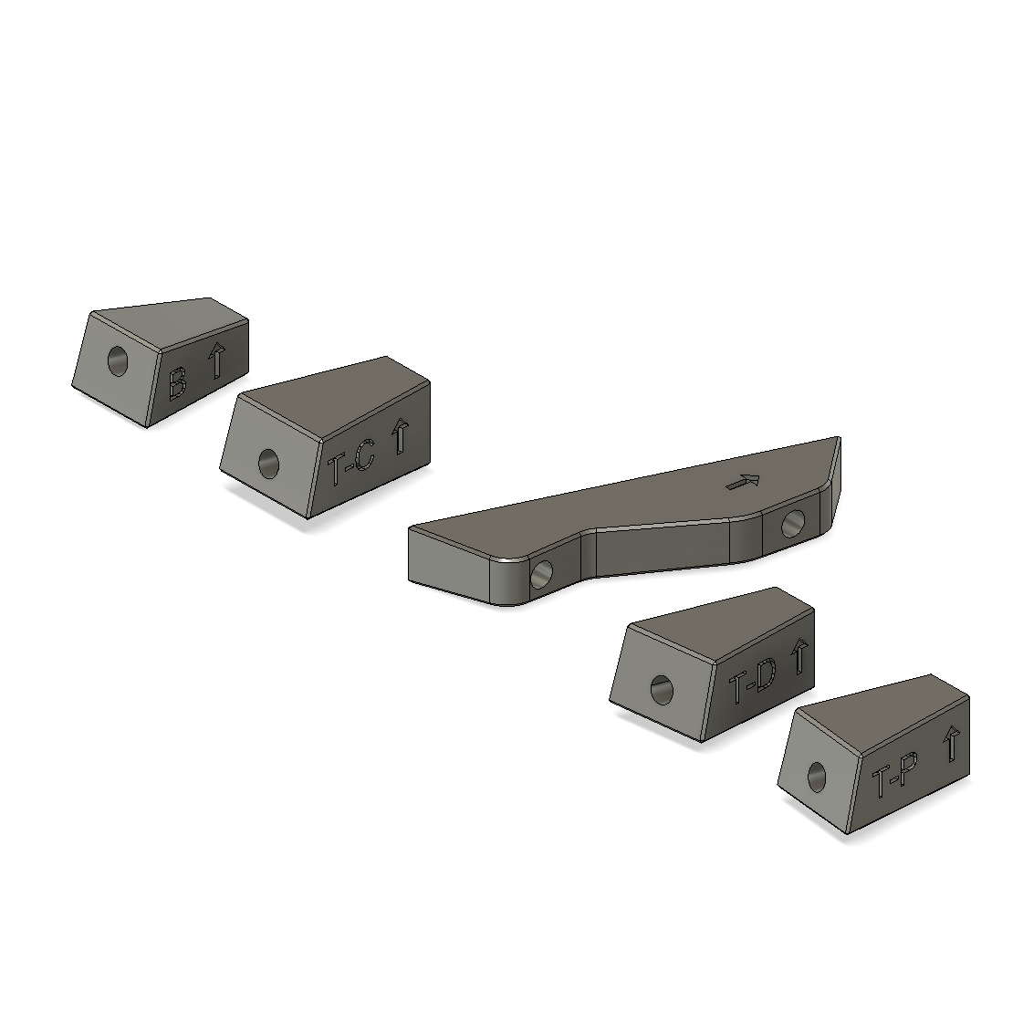 Element SC Bumper Wedges by Spartan Mounts -