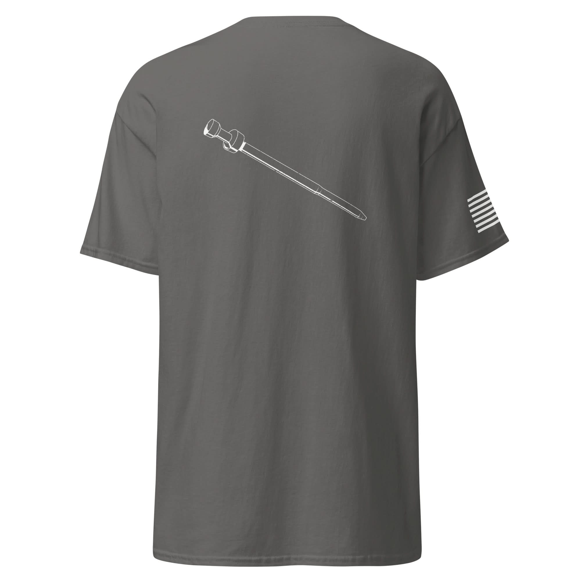 Firing Pin Shirt | White Ink by Spartan Mounts img - 20 - Mounting and Storage Solution