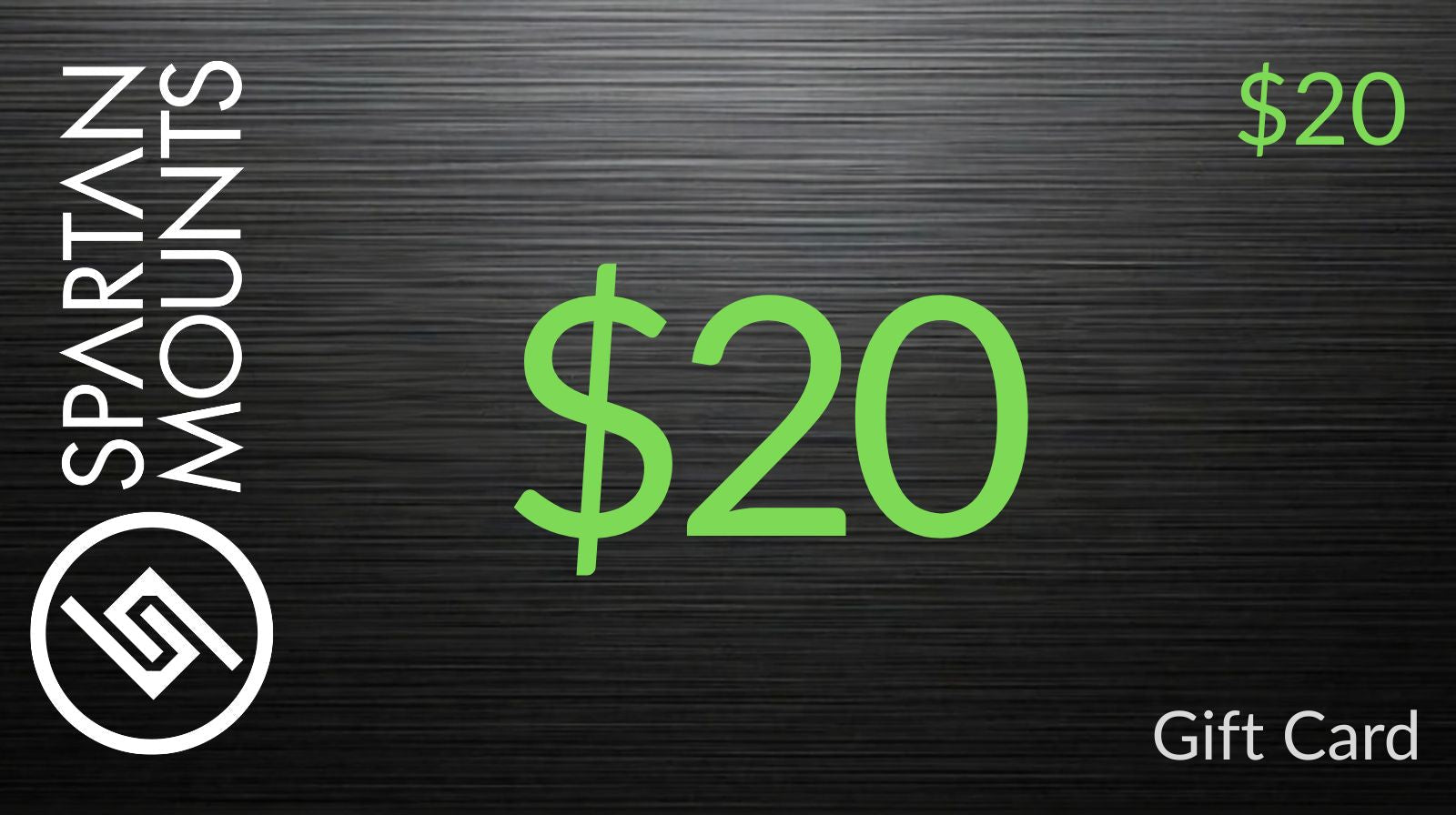 Gift Card by Spartan Mounts img2 - Mounting and Storage Solution