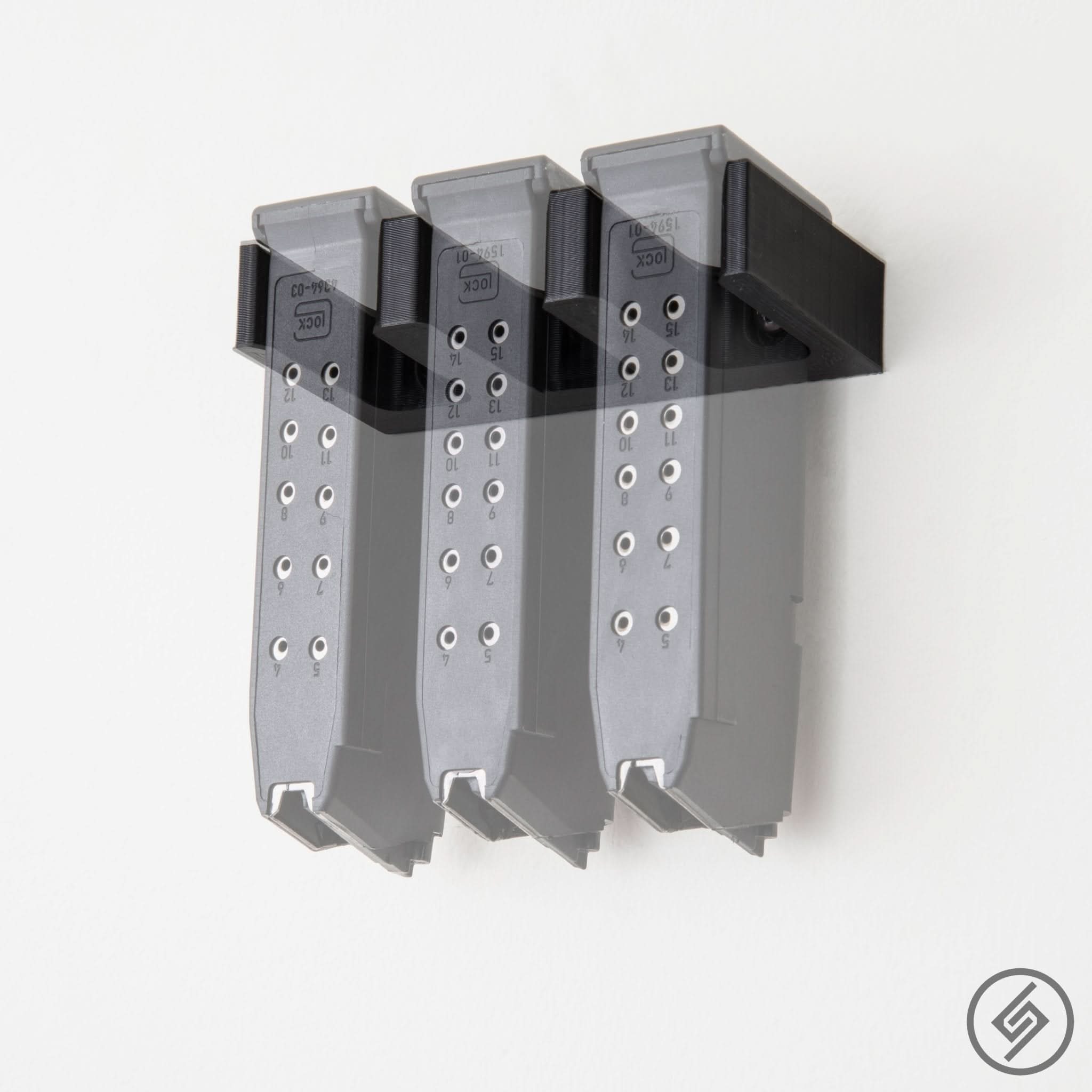 Glock Mag Mount (3x) by Spartan Mounts img - 1 - Mounting and Storage Solution