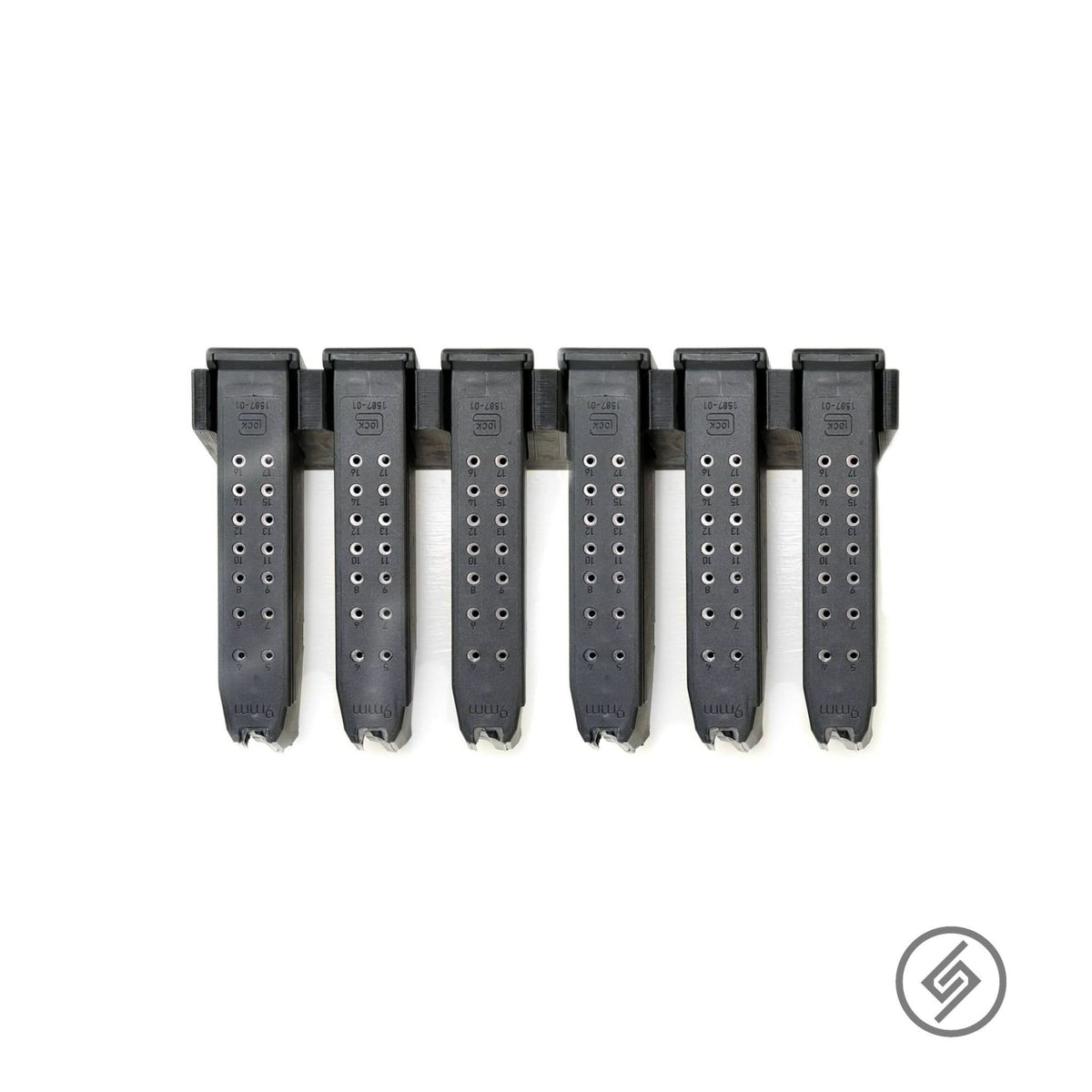 Glock Mag Mount (6x) by Spartan Mounts img - 2 - Mounting and Storage Solution
