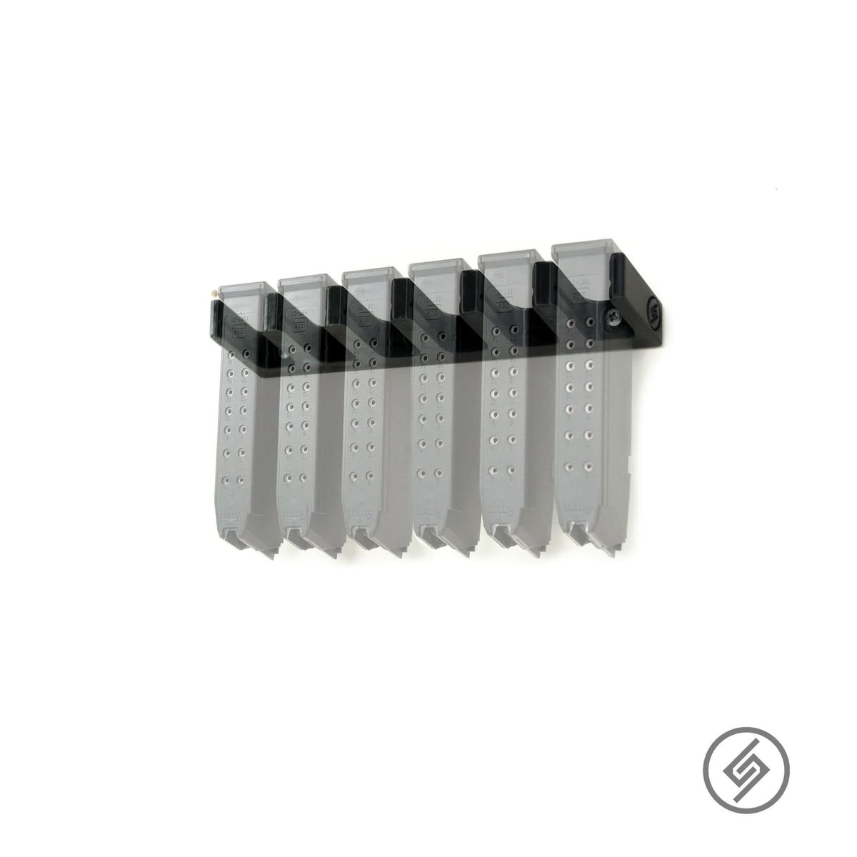 Glock Mag Mount (6x) Spartan Mounts 17, 19, 26, 31, 32, 33, 34, 44, 45 1