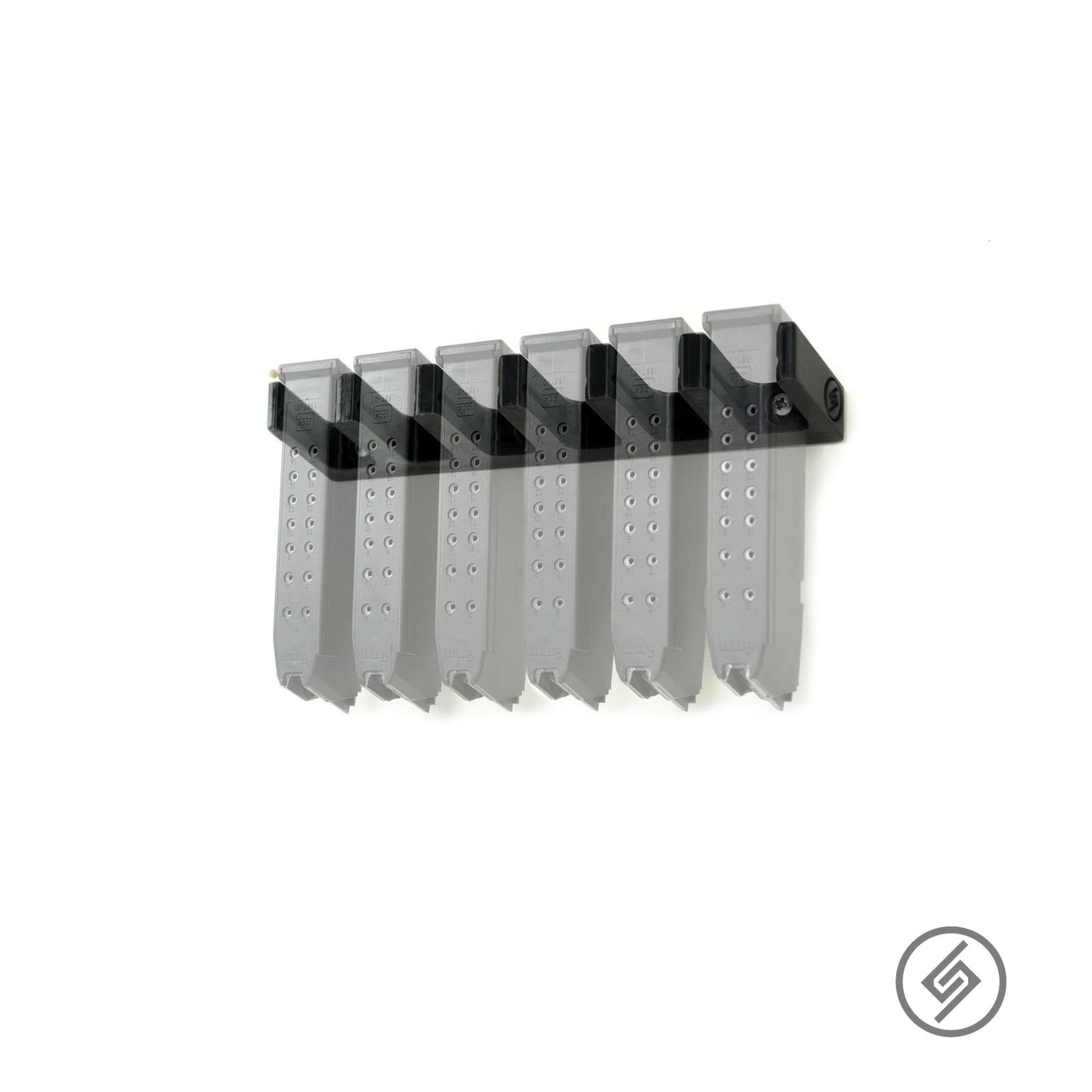 Glock Mag Mount (6x) by Spartan Mounts img - 1 - Mounting and Storage Solution