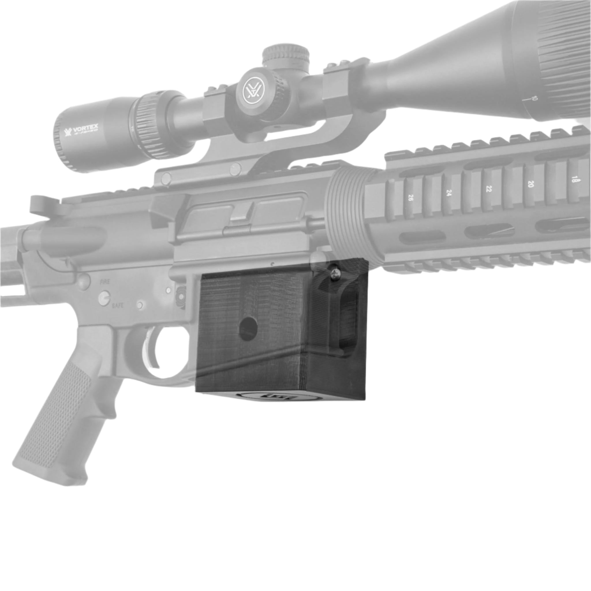 H&K M417/MR762 Rifle Wall Storage Hook by Spartan Mounts img1 - Mounting and Storage Solution