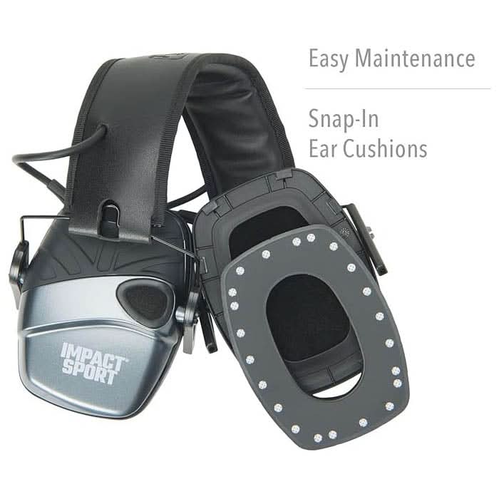 HOWARD LEIGHT IMPACT SPORT EARMUFFS GRAY 22DB by Spartan Mounts img - 6 - Mounting and Storage Solution