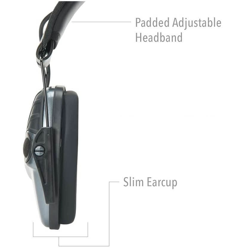 HOWARD LEIGHT IMPACT SPORT EARMUFFS GRAY 22DB by Spartan Mounts img - 3 - Mounting and Storage Solution