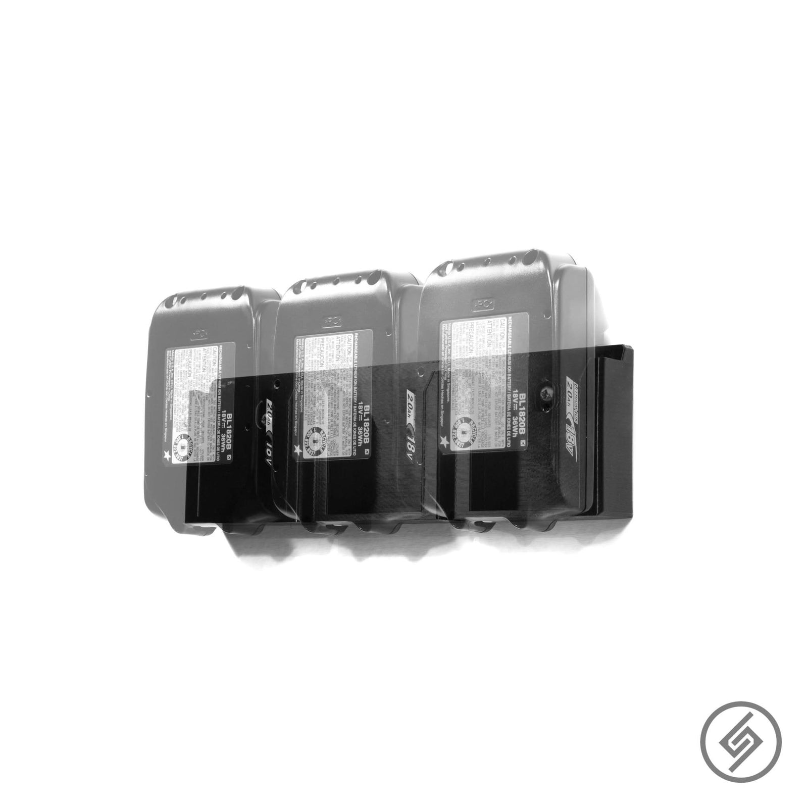 Makita 18V Battery Mount by Spartan Mounts img - 1 - Mounting and Storage Solution