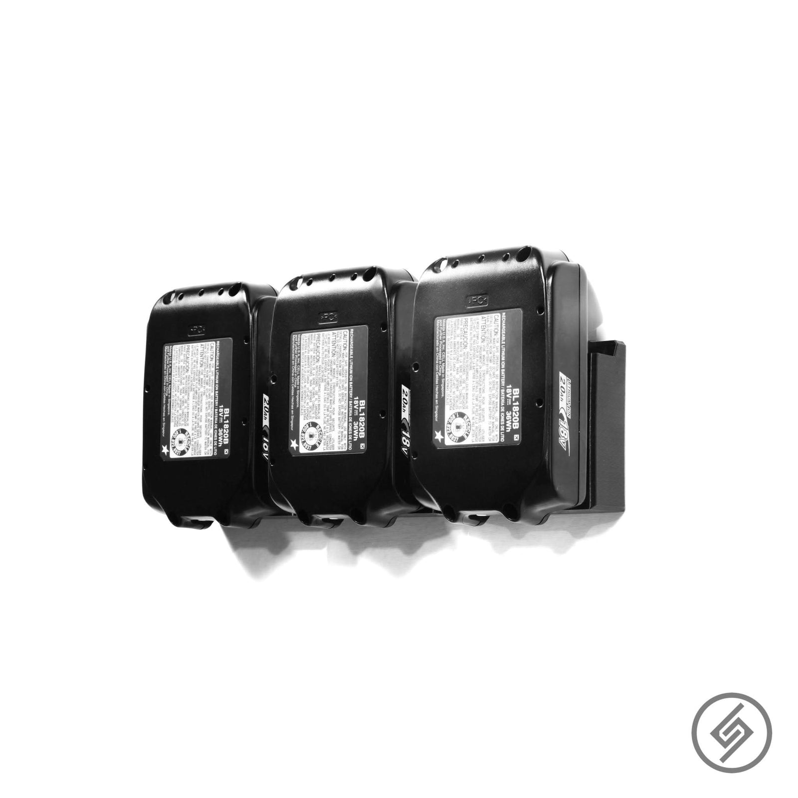 Makita 18V Battery Mount by Spartan Mounts img - 2 - Mounting and Storage Solution