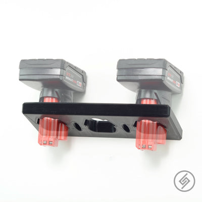 Milwaukee M12 Battery Mount by Spartan Mounts img - 2 - Mounting and Storage Solution