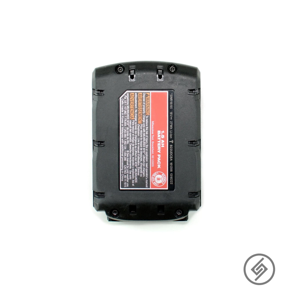 Milwaukee M18 Battery Mount (1x) by Spartan Mounts img - 3 - Mounting and Storage Solution