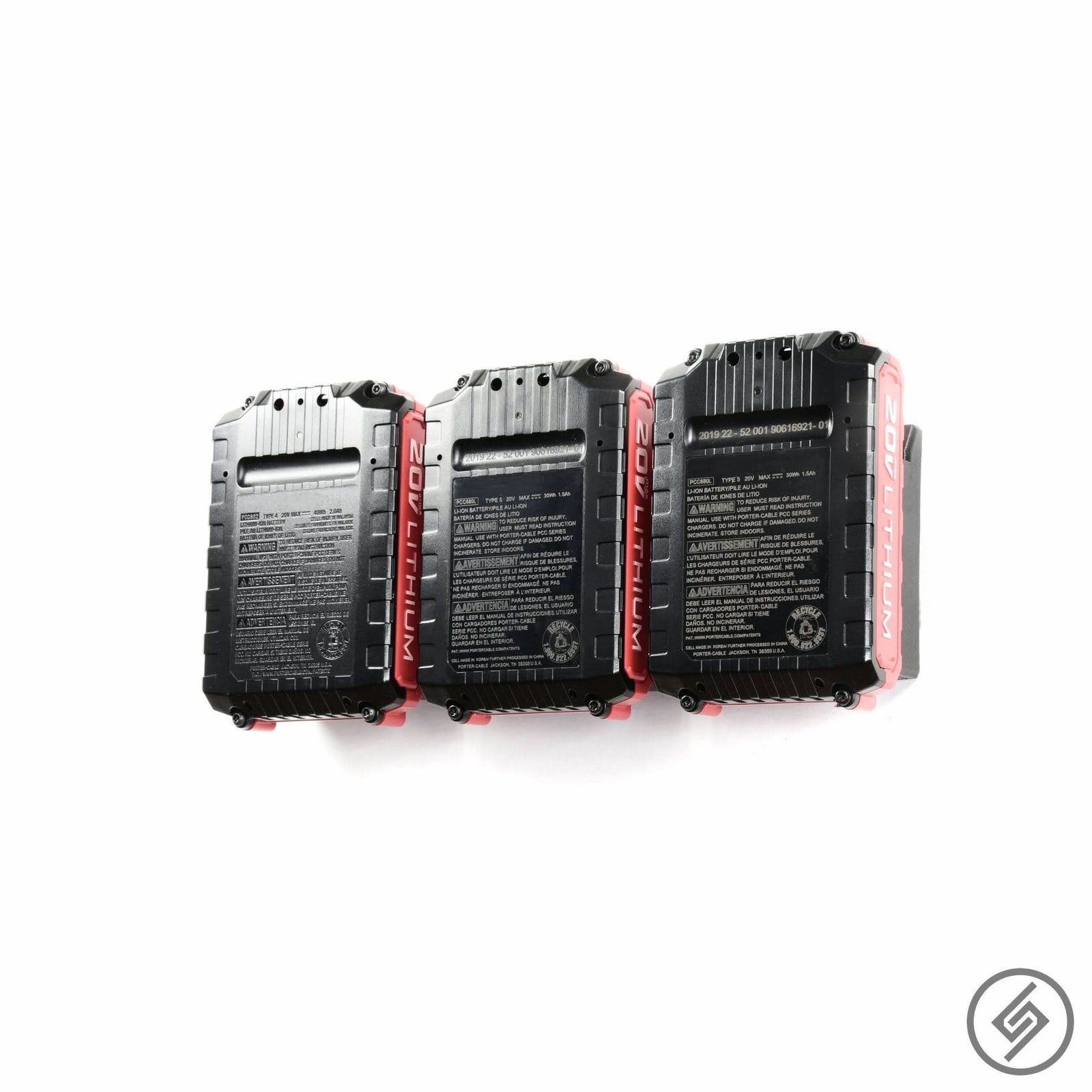 Porter Cable 20V Battery Mount by Spartan Mounts img - 2 - Mounting and Storage Solution