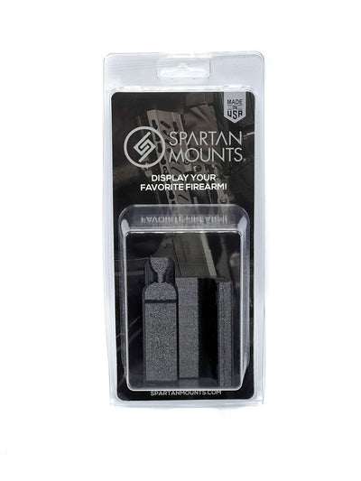 Spartan Mounts Remington 870 wall mount shown in retail packaging
