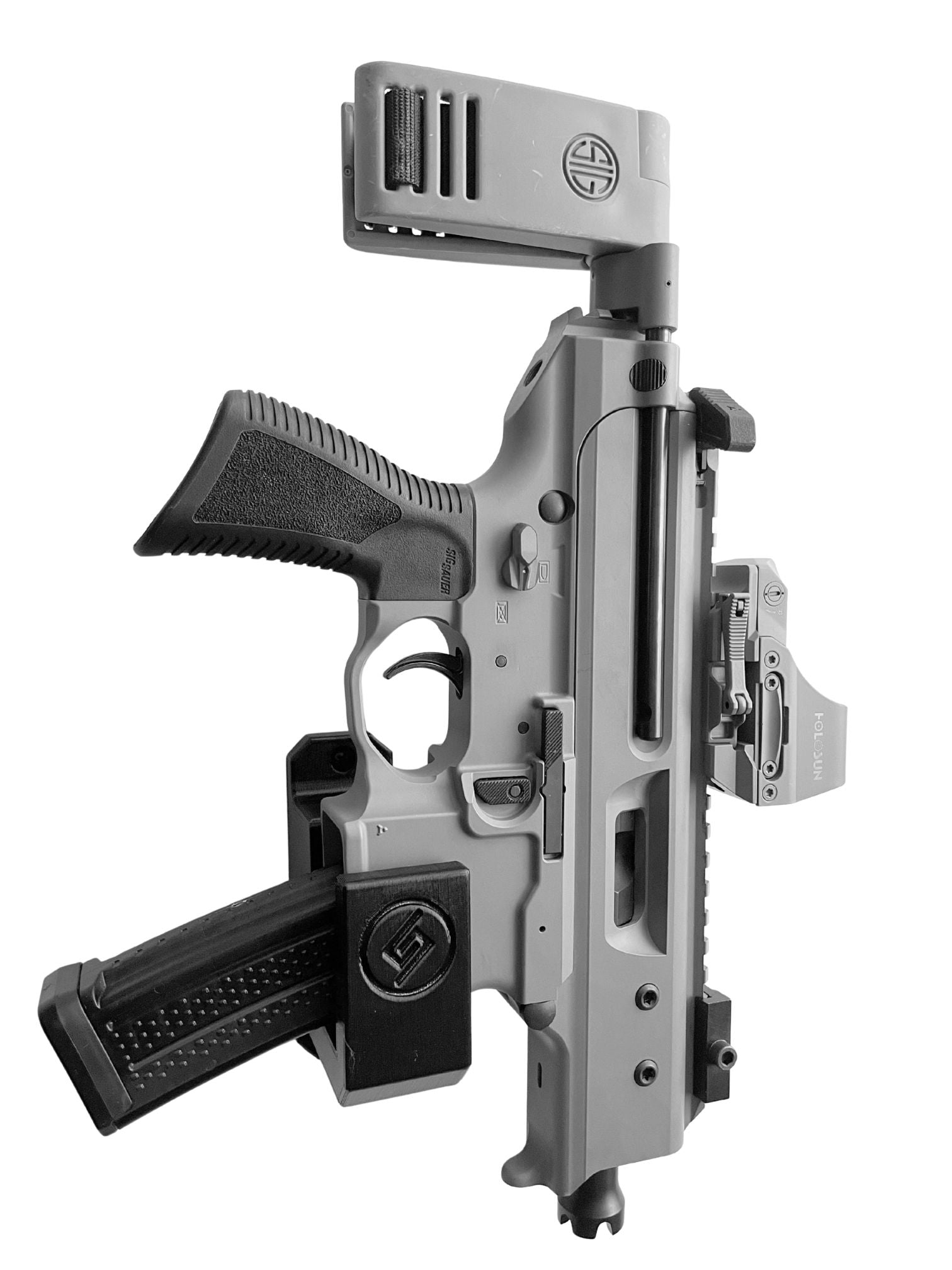 SIG MPX QDM (Quick Defense Mount) by Spartan Mounts img3 - Mounting and Storage Solution
