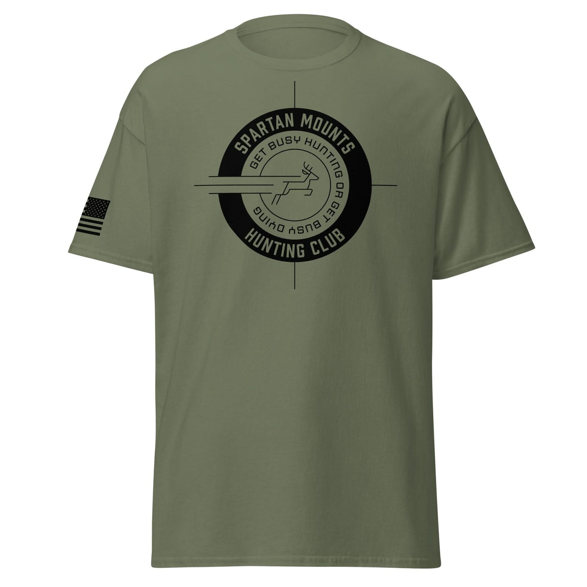 Spartan Hunting Club Shirt | Black Ink by Spartan Mounts img - 10 - Mounting and Storage Solution