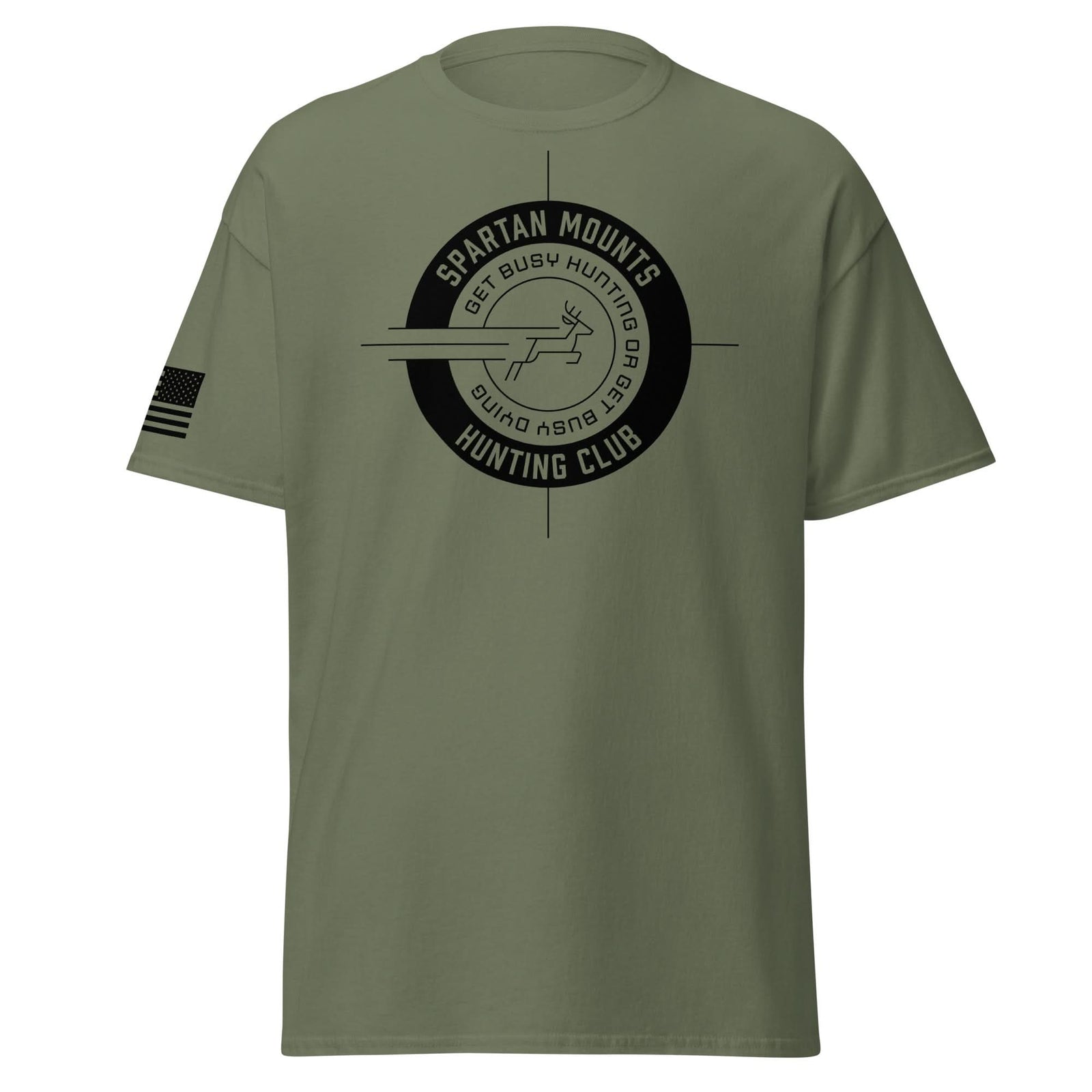 Spartan Hunting Club Shirt | Black Ink by Spartan Mounts img - 10 - Mounting and Storage Solution