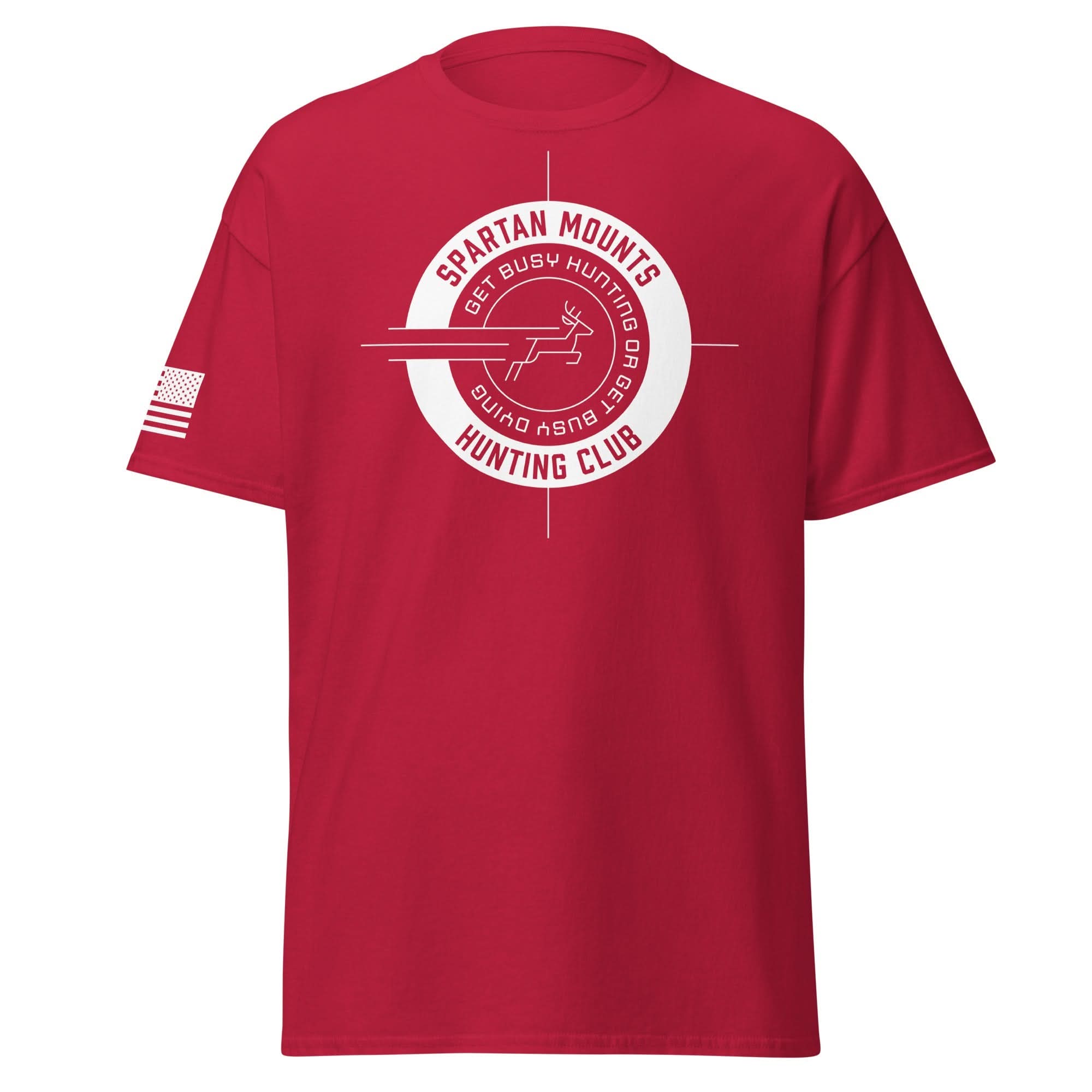 Spartan Hunting Club Shirt | White Ink by Spartan Mounts img - 16 - Mounting and Storage Solution