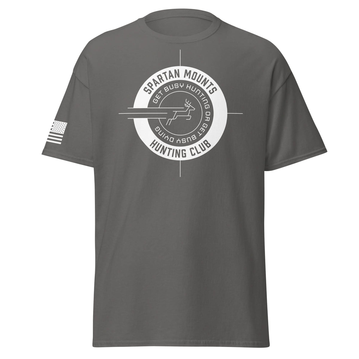 Spartan Hunting Club Shirt | White Ink by Spartan Mounts img - 22 - Mounting and Storage Solution