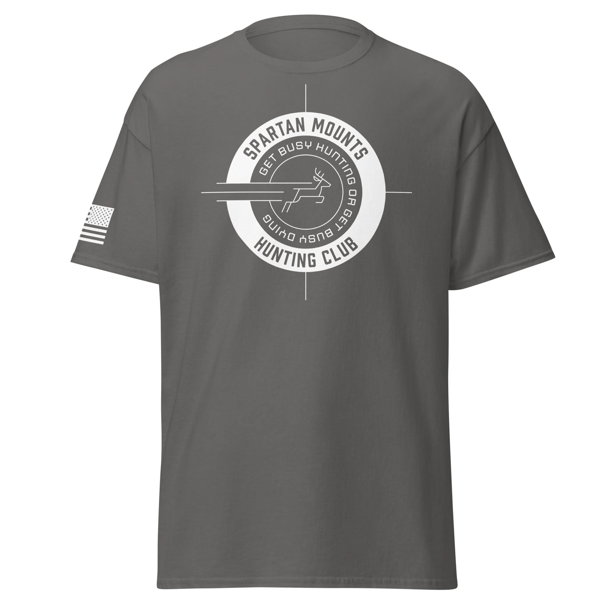 Spartan Hunting Club Shirt | White Ink by Spartan Mounts img - 22 - Mounting and Storage Solution