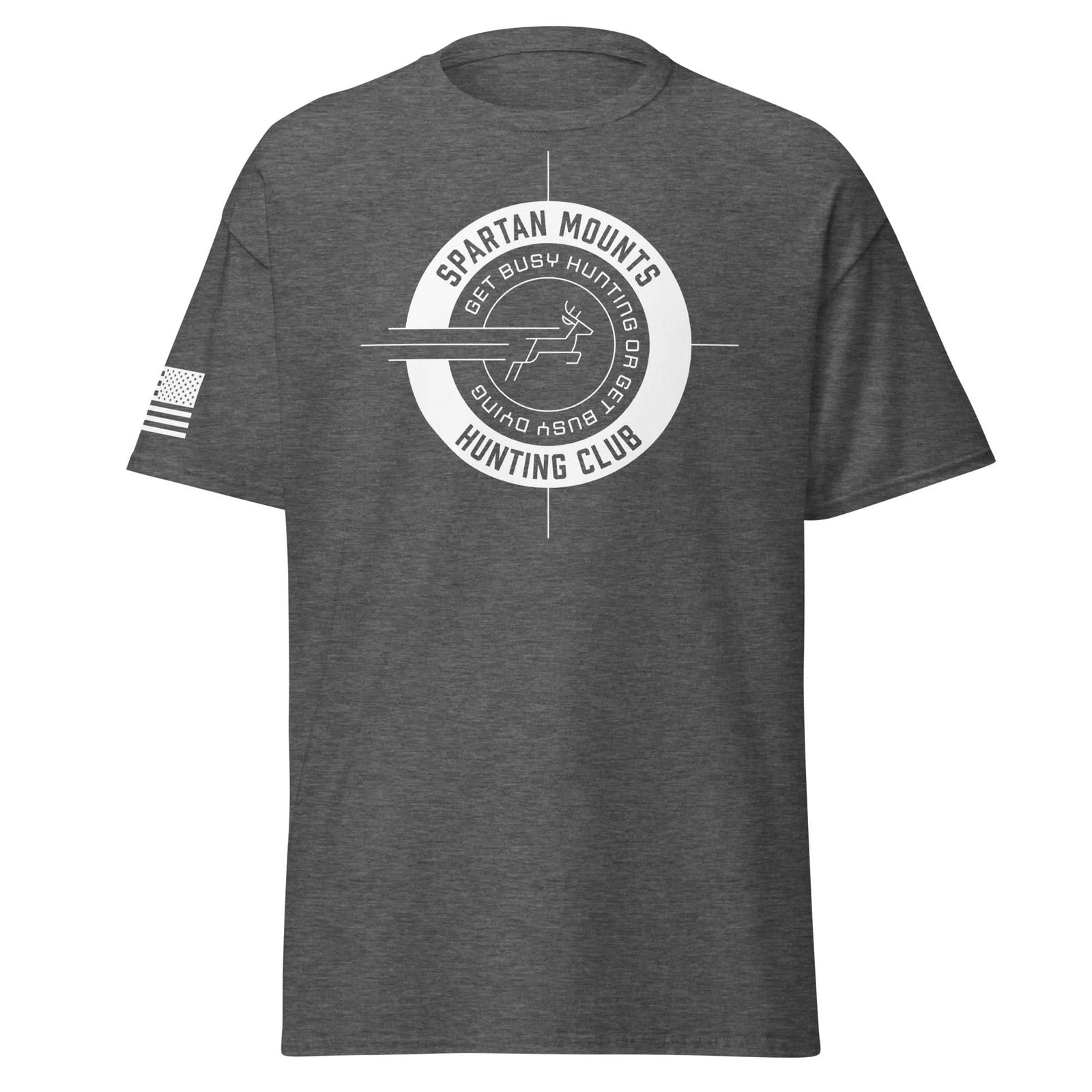 Spartan Hunting Club Shirt | White Ink by Spartan Mounts img - 19 - Mounting and Storage Solution