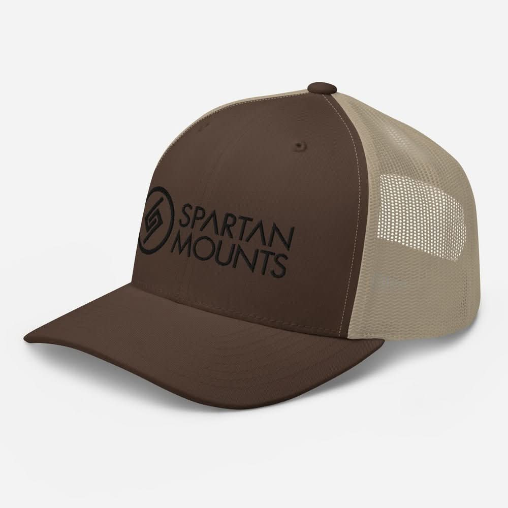 Spartan Logo Hat | Black Embroidery Spartan Mounts Brown/ Khaki 5