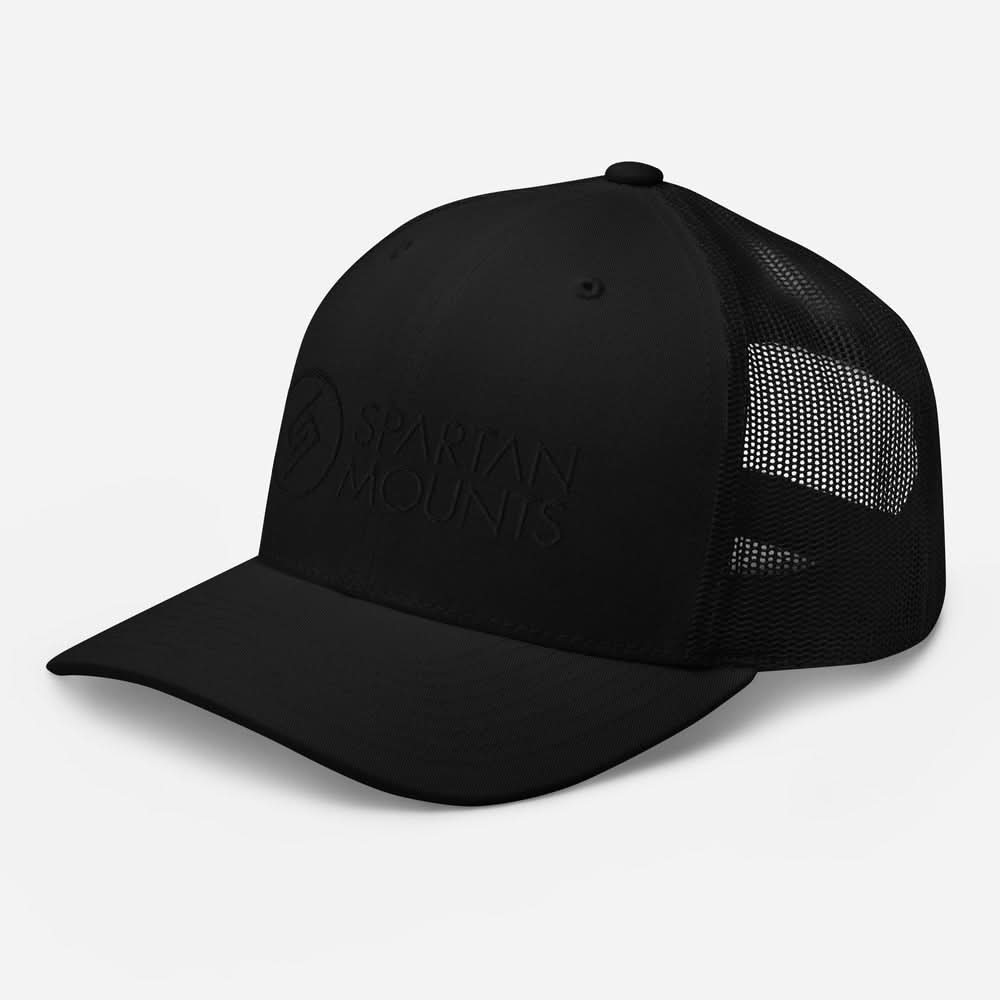 Spartan Logo Hat | Black Embroidery by Spartan Mounts img - 3 - Mounting and Storage Solution