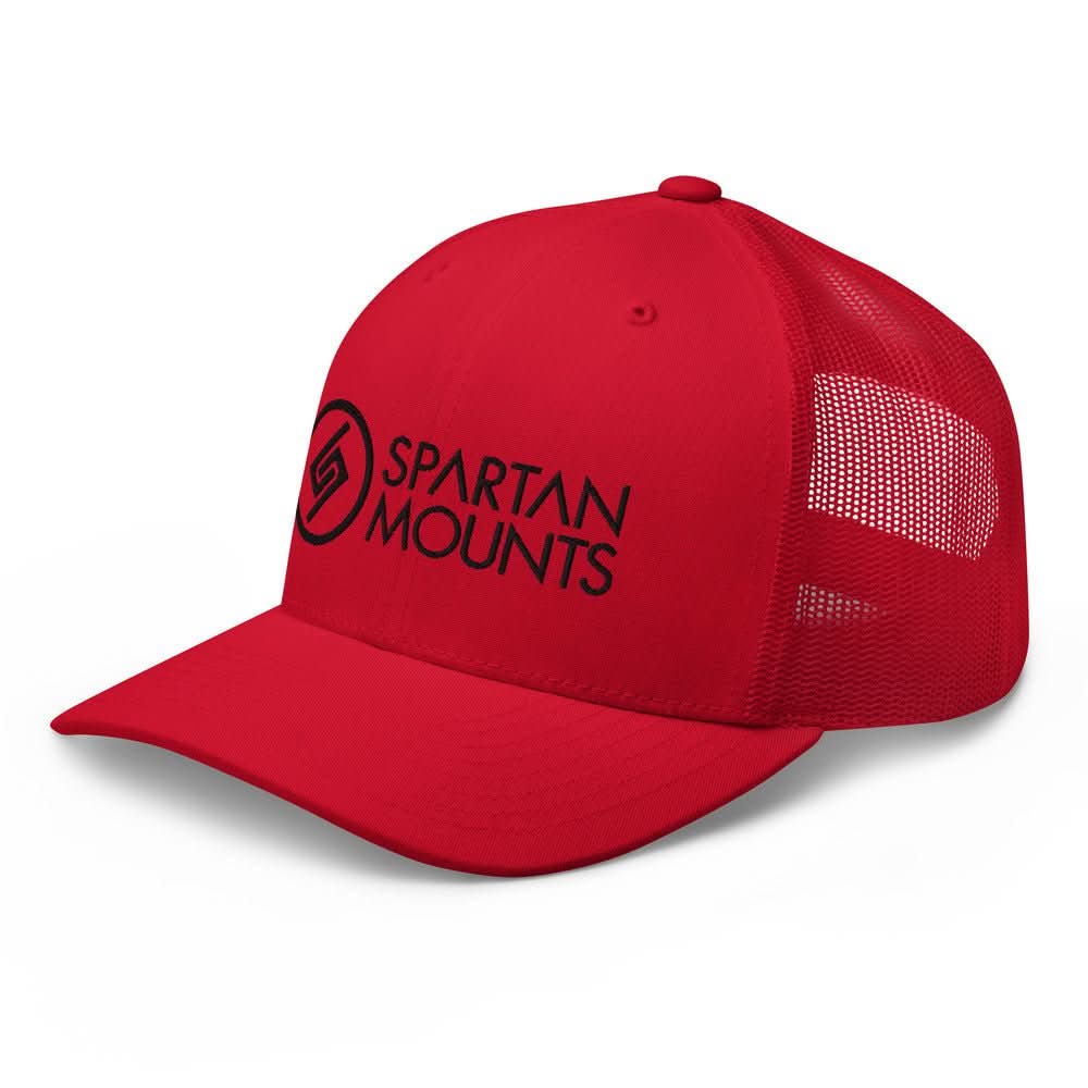 Spartan Logo Hat | Black Embroidery by Spartan Mounts img - 4 - Mounting and Storage Solution
