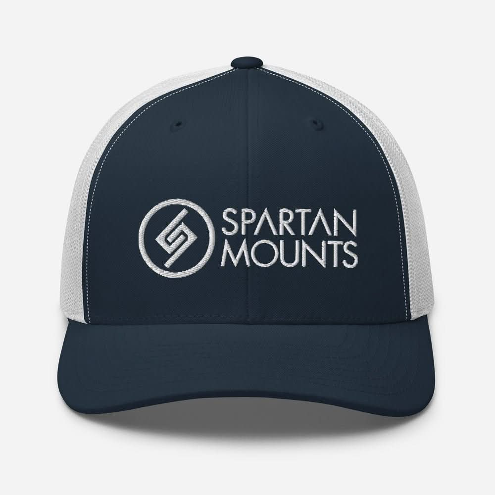 Spartan Logo Hat | White Embroidery Spartan Mounts 18