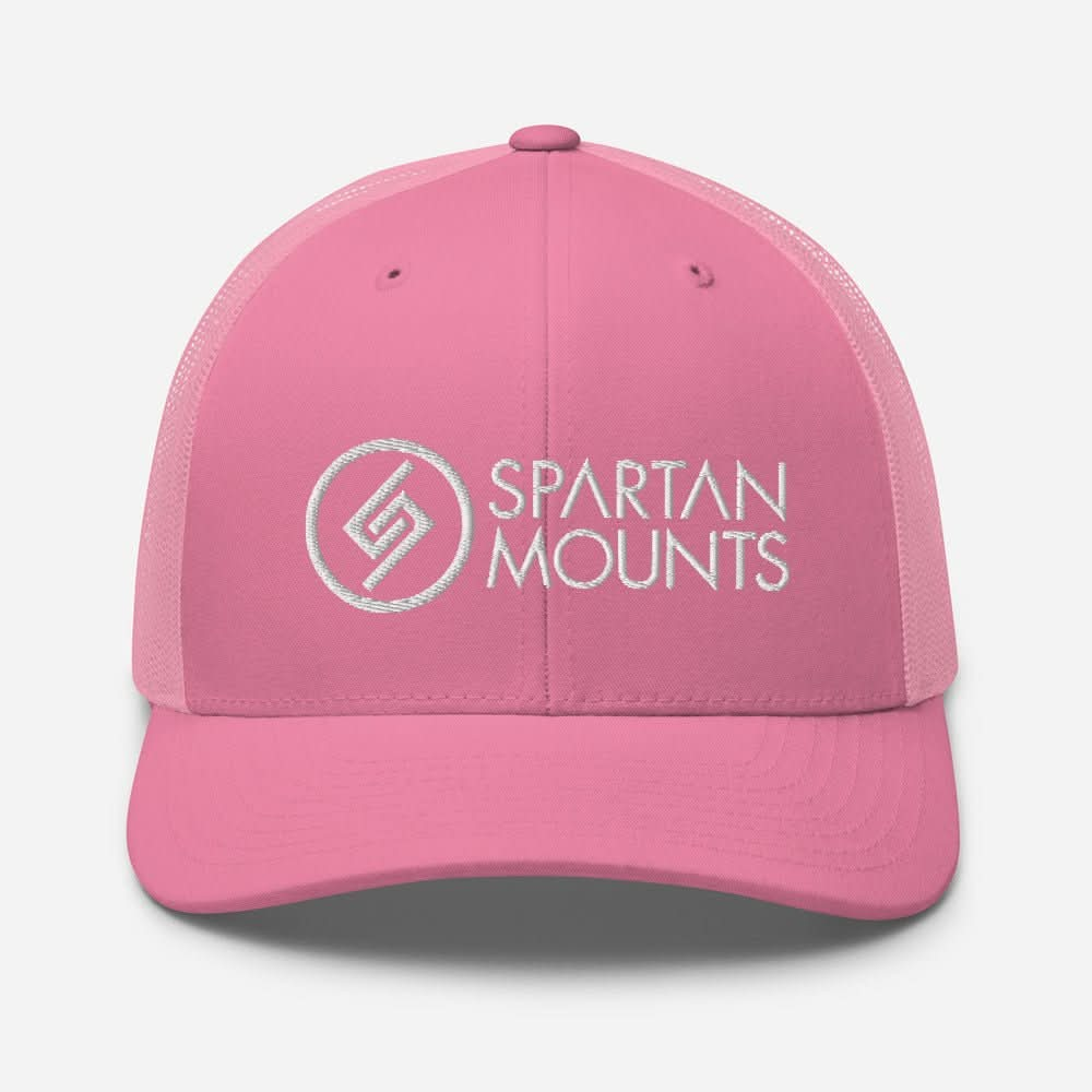 Spartan Logo Hat | White Embroidery Spartan Mounts 20