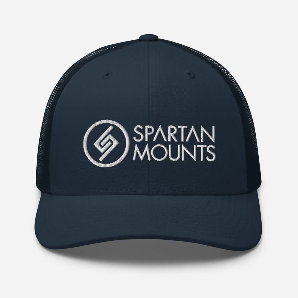 Spartan Logo Hat | White Embroidery Spartan Mounts 17