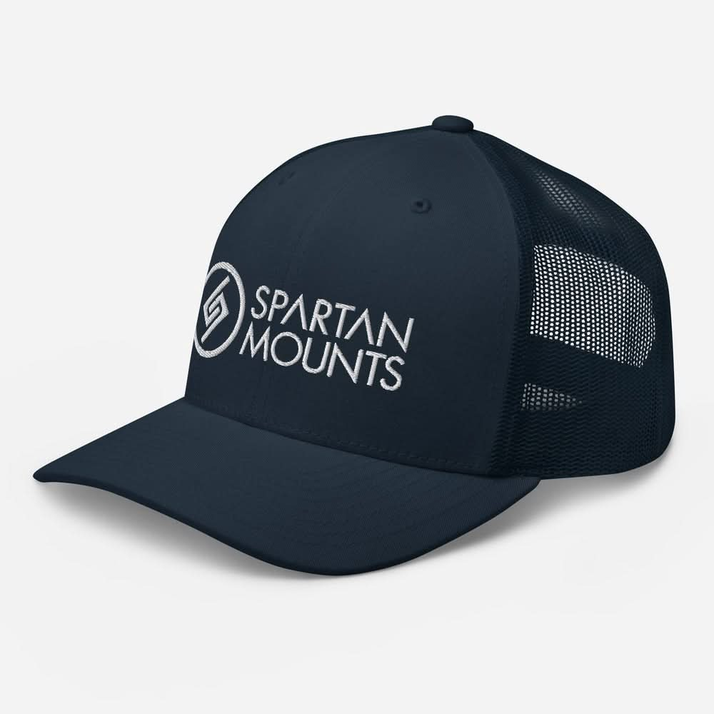 Spartan Logo Hat | White Embroidery Spartan Mounts Navy 7