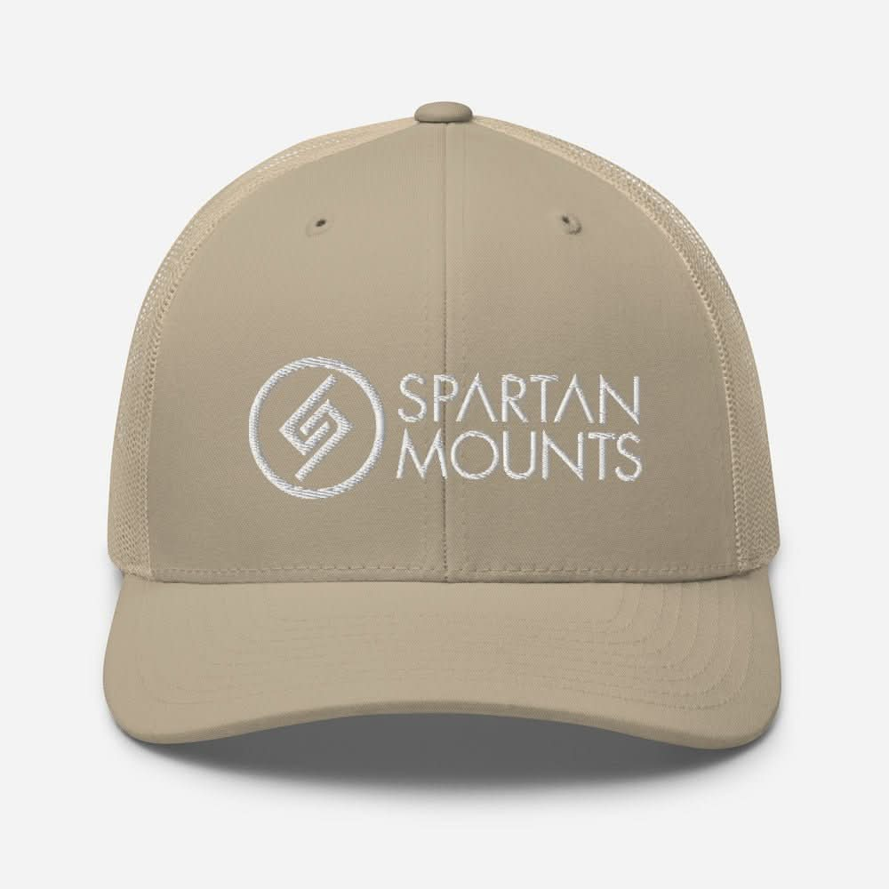 Spartan Logo Hat | White Embroidery Spartan Mounts 11